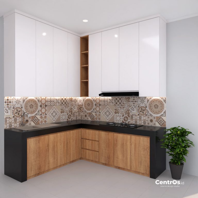 kitchen set minimalis centros interior